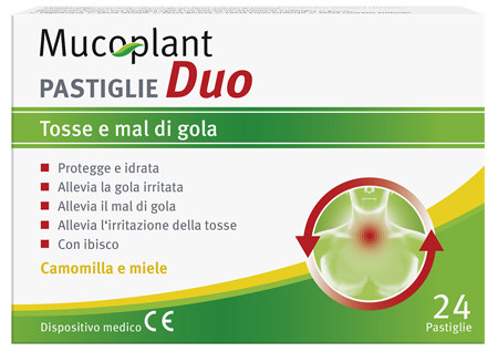 THEISS MUCOPLANT 24 PASTIGLIE CAMOMILLA E MIELE - Angeli Pharm