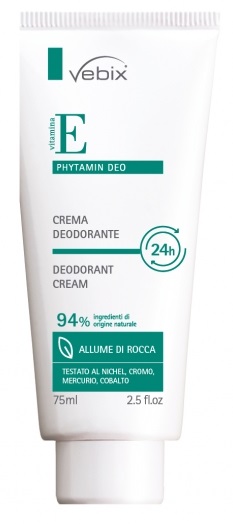 VEBIX PHYTAMIN E DEO PERFORMANCE CREMA DEO 24H-75ML ALLUME DI ROCCA - Angeli Pharm
