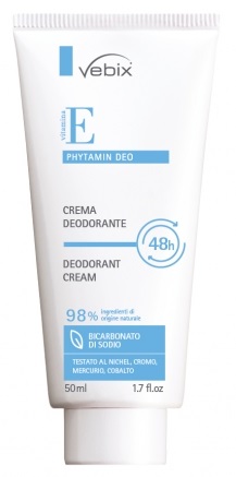 VEBIX PHYTAMIN E DEO PERFORMANCE CREMA DEO 48H-50ML BICARBONATO DI SODIO - Angeli Pharm