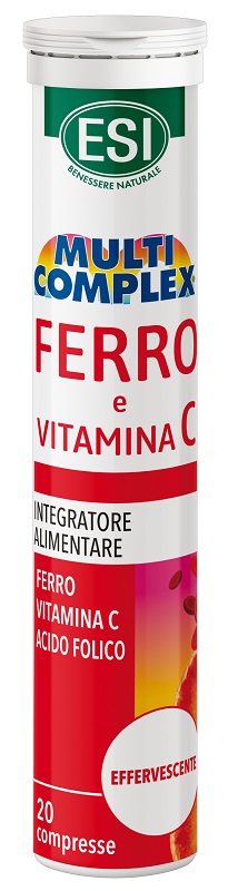 ESI MULTICOMPLEX FERRO VITAMINA C 20 COMPRESSE EFFERVESCENTI - Angeli Pharm