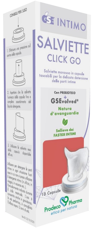 GSE INTIMO SALVIETTE CLICK GO 10 PEZZI - Angeli Pharm