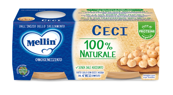 MELLIN OMOGENEIZZATO CECI 2 X 80 G - Angeli Pharm