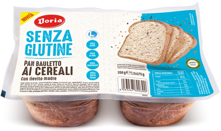 DORIA PAN BAULETTO CEREALI 2 PEZZI DA 175 G - Angeli Pharm