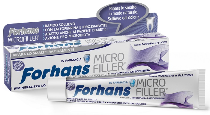 FORHANS DENTIFRICIO MICROFILLER PROTEZIONE SMALTO 75 ML - Angeli Pharm
