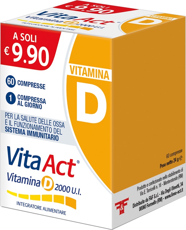 VITA ACT VITAMINA D 2000UI 60 COMPRESSE - Angeli Pharm