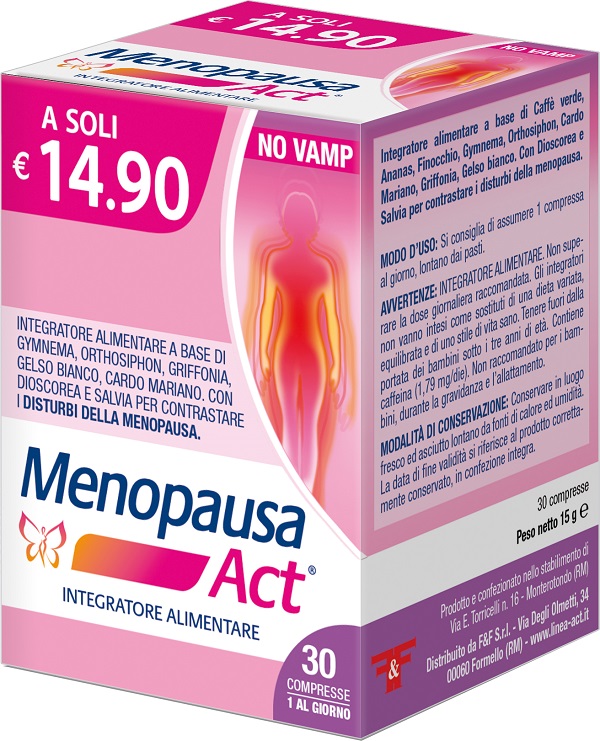 MENOPAUSA ACT 30 COMPRESSE - Angeli Pharm