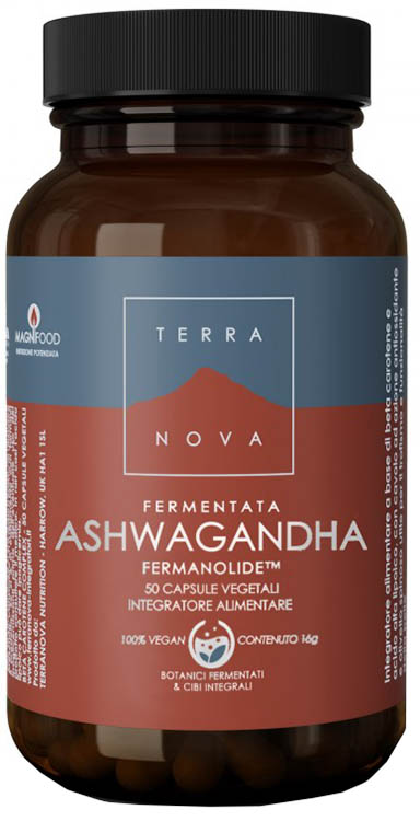 TERRANOVA ASWAGANDA FERMENTATA 50 CAPSULE - Angeli Pharm