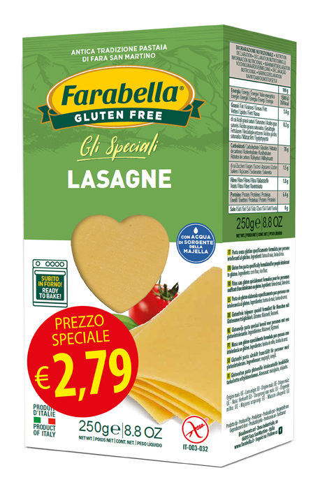 FARABELLA LASAGNA PROMO 250 G X 6 PEZZI - Angeli Pharm