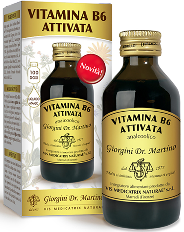 VITAMINA B6 ATTIVATA LIQUIDO ANALCOLICO 100 ML - Angeli Pharm