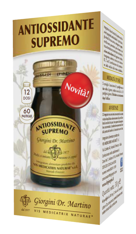 ANTIOSSIDANTE SUPREMO 60 PASTIGLIE - Angeli Pharm