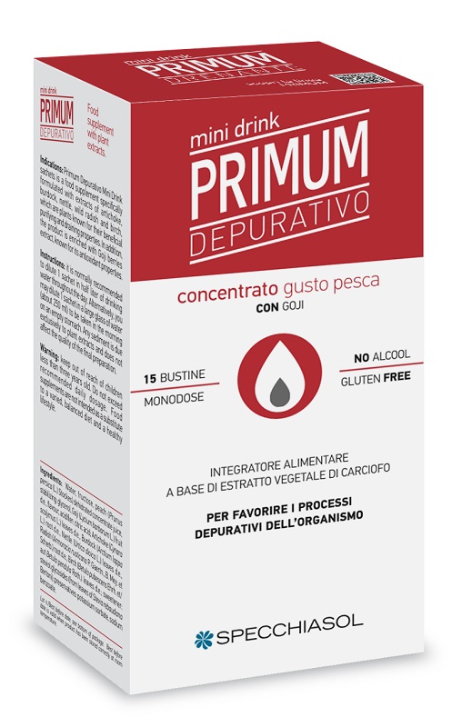 PRIMUM DEPURATIVO MINIDRINK PESCA 15 STICK DA 10 ML - Angeli Pharm
