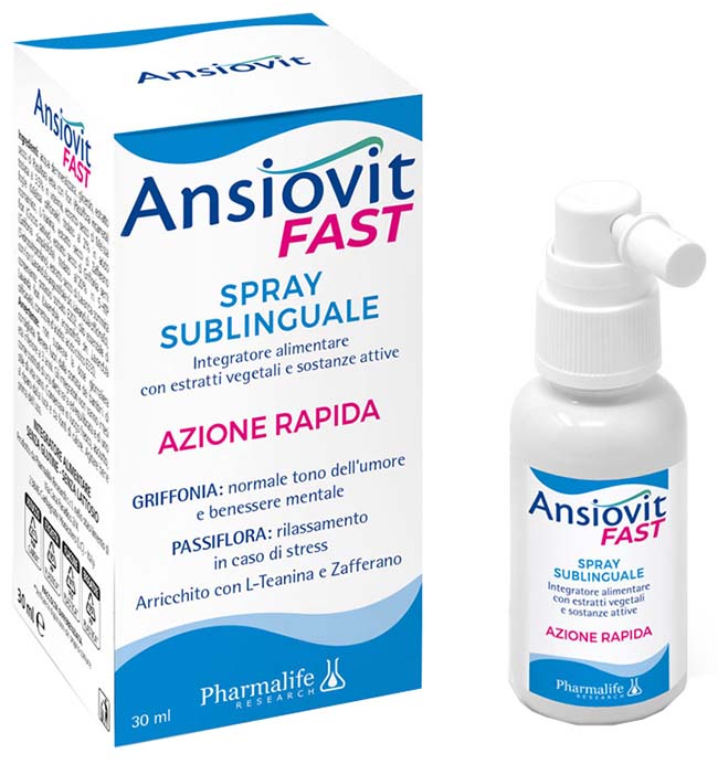 ANSIOVIT FAST SPRAY SUBLINGUALE 30 ML - Angeli Pharm