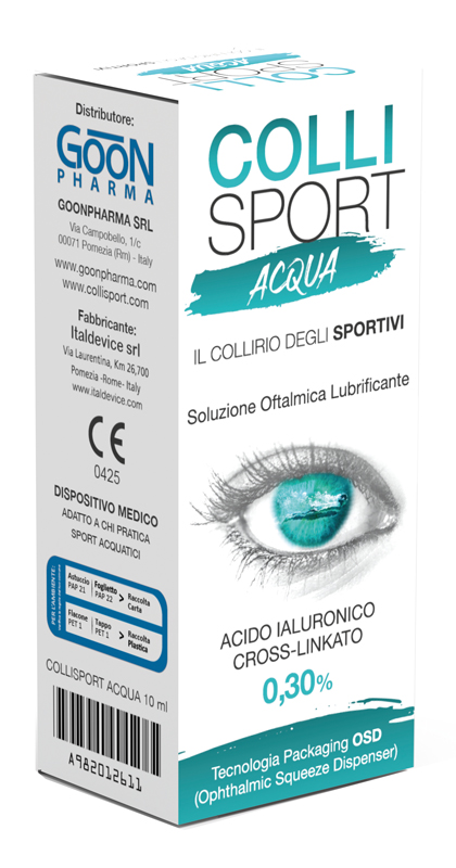 COLLISPORT ACQUA SOLUZIONE OFTALMICA LUBRIFICANTE 10 ML - Angeli Pharm