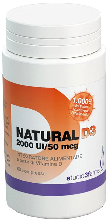 NATURAL D3 60 COMPRESSE - Angeli Pharm