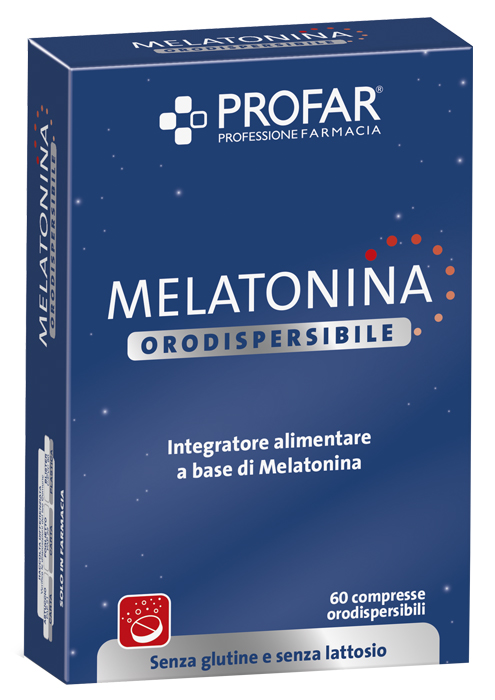 PROFAR MELATONINA ORODISPERSIBILE 60 COMPRESSE - Angeli Pharm