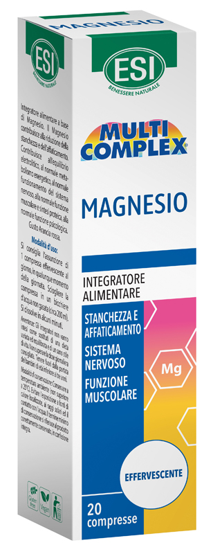 ESI MULTICOMPLEX MAGNESIO 20 COMPRESSE EFFERVESCENTI - Angeli Pharm