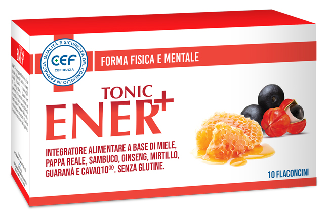 CEF ENER+ TONIC 10 FLACONCINI - Angeli Pharm