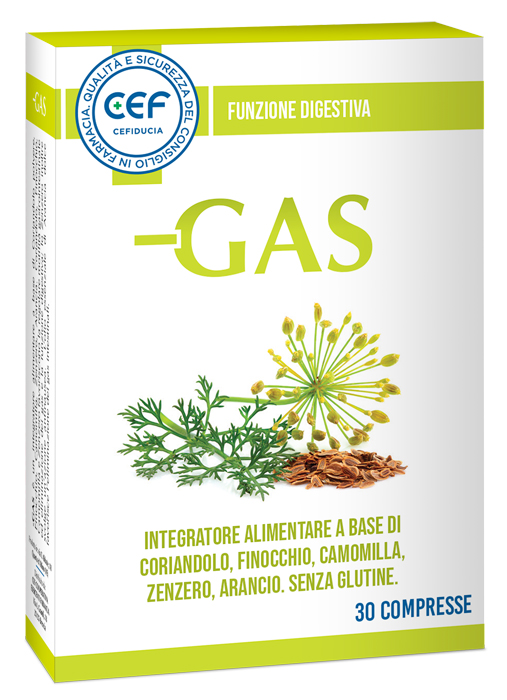 CEF-GAS 30 COMPRESSE - Angeli Pharm