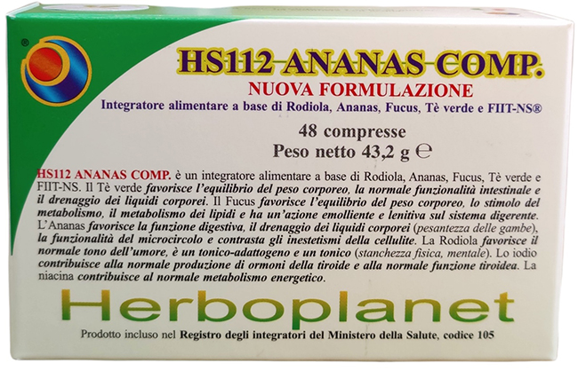 HS112 ANANAS COMP 48 COMPRESSE - Angeli Pharm