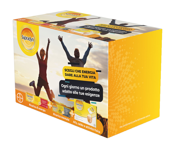 SUPRADYN BUNDLE PACK ENERGIA SUPRADYN RICARICA 15CPR EFFERVESCENTI + SUPRADYN RICARICA MENTALE 10 COMPRESSE EFFERVESCENTI + SUPRADYN MAGNESIO E POTASSIO 14 BUSTINE - Angeli Pharm