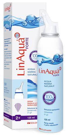 SOLUZIONE SPRAY IPERTONICA NASALE LINAQUA FORTE 125 ML - Angeli Pharm