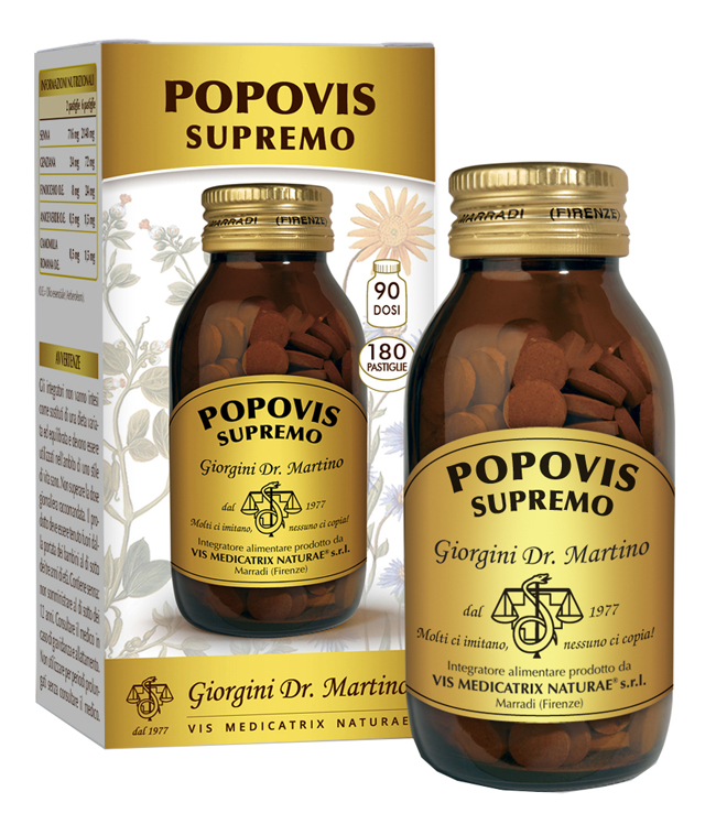POPOVIS SUPREMO 180 PASTIGLIE - Angeli Pharm