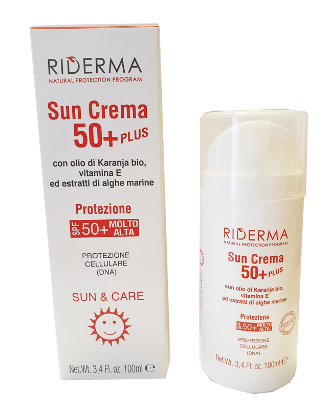 RIDERMA SUN CREMA 50+ PLUS 100 ML - Angeli Pharm