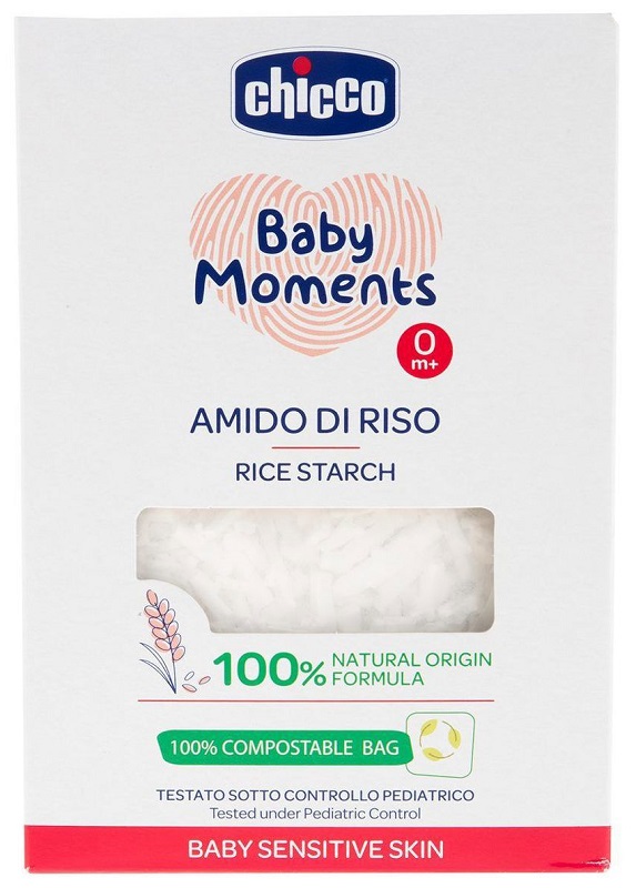CHICCO BABY MOMENTS AMIDO DI RISO SENS 250 G - Angeli Pharm