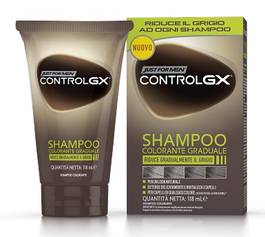 JUST FOR MEN CONTROL GX SHAMPOO COLORANTE GRADUALE 150 ML - Angeli Pharm