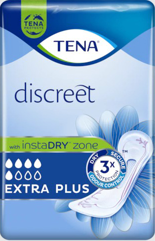 ASSORBENTE INCONTINENZA LEGGERA TENA DISCREET EXTRA PLUS 16 PEZZI - Angeli Pharm