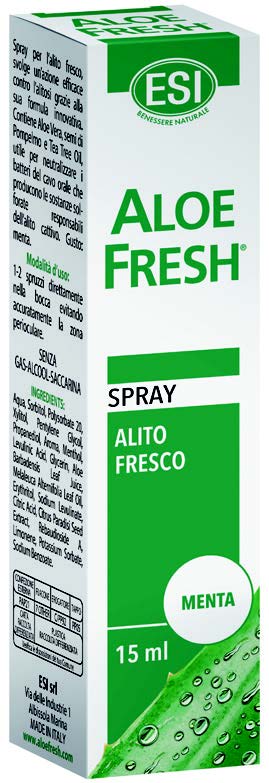 ESI ALOE FRESH SPRAY ALITO MENTA FORTE 15 ML - Angeli Pharm