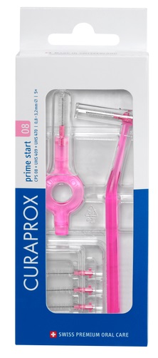 CURAPROX CPS 08 SCOVOLINO PRIME START 08 PINK 5 PEZZI - Angeli Pharm