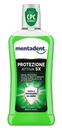 MENTADENT COLLUTORIO PROTEZIONE ATTIVA 400 ML - Angeli Pharm