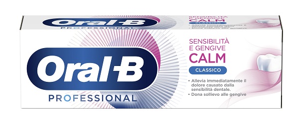 ORALB PROFESSIONAL SENSIBILITA' E GENGIVE CALM CLASSICO COLLUTORIO 75 ML - Angeli Pharm