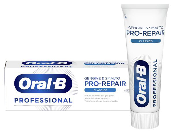 ORALB PROFESSIONAL GENGIVE & SMALTO PRO REPAIR CLASSICO DENTIFRICIO 75 ML - Angeli Pharm
