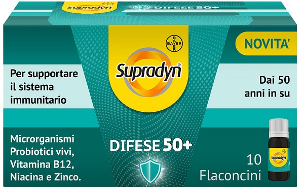 SUPRADYN DIFESE 50+ 10 FLACONCINI 10 ML - Angeli Pharm