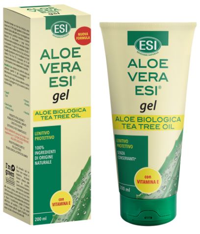 ESI ALOE VERA GEL VITAMINA E + TEA TREE 200 ML - Angeli Pharm