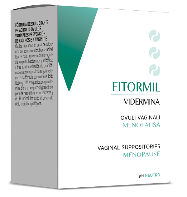 FITORMIL VIDERMINA 10 OVULI VAGINALI MENOPAUSA - Angeli Pharm