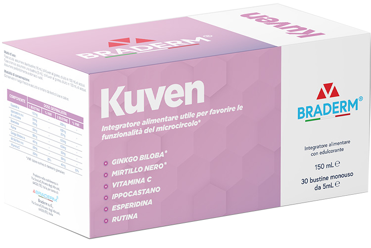 KUVEN LIQUIDO 30 BUSTINE DA 5 ML BRADERM - Angeli Pharm