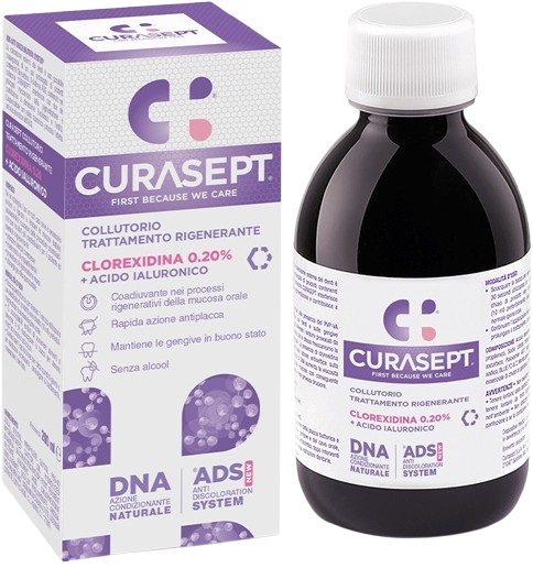 CURASEPT COLLUTORIO ADS DNA TRATTAMENTO RIGENERANTE 200 ML - Angeli Pharm