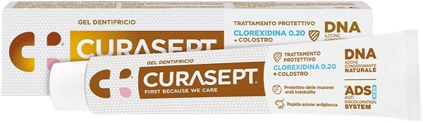 CURASEPT GEL DENTIFRICIO ADS DNA TRATTAMENTO PROTETTIVO 75 ML - Angeli Pharm