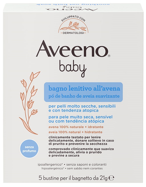 AVEENO BABY COLLOIDAL POLVERE BAGNO 5 X 21 G - Angeli Pharm