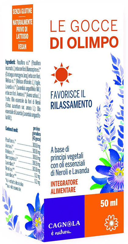 LE GOCCE DI OLIMPO FAVORISCE IL RILASSAMENTO 50 ML - Angeli Pharm