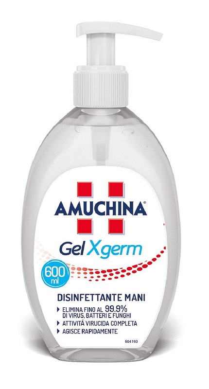 AMUCHINA GEL X-GERM DISINFETTANTE MANI 600 ML IT - Angeli Pharm