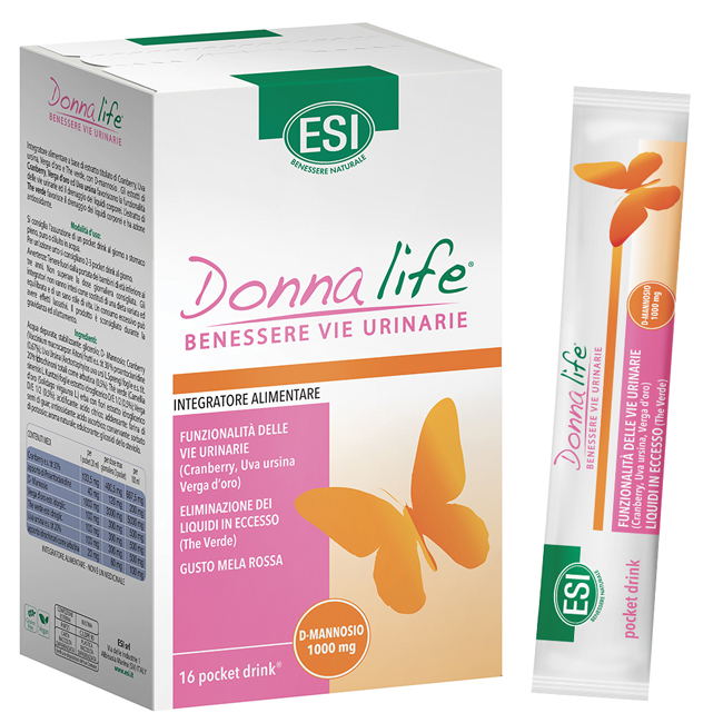 ESI DONNA LIFE VIE URINARIE 16 POCKET DRINK - Angeli Pharm