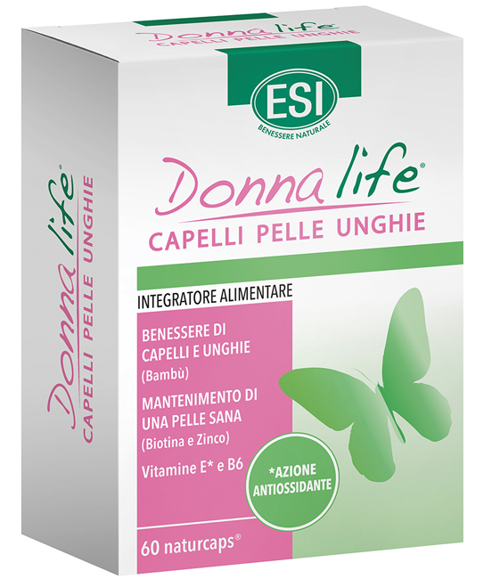 ESI DONNA LIFE CAPELLI PELLE UNGHIE 60 NATURCAPS - Angeli Pharm