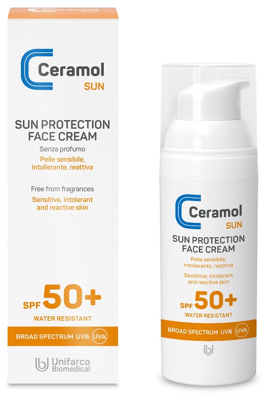 CERAMOL SUN PROTECTION FACE CREAM SPF50+ 50 ML - Angeli Pharm