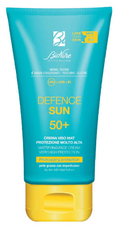 DEFENCE SUN CREMA VISO MAT SPF50+ PROTEZIONE MOLTO ALTA 50 ML - Angeli Pharm