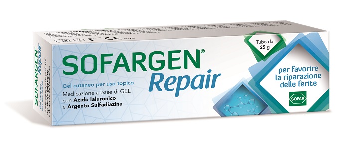 MEDICAZIONE SOFARGEN GEL ACIDO IALURONICO E ARGENTO SULFADIAZINA TUBETTO 25 G - Angeli Pharm