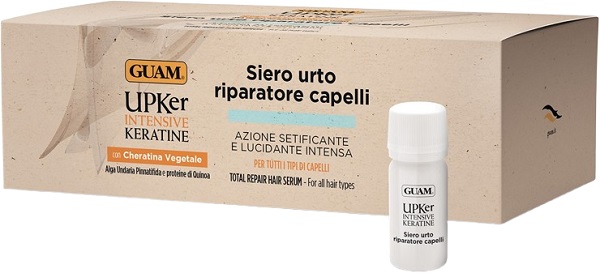 GUAM UPKER INTENSIVE KERATINE SIERO URTO RIPARATORE CAPELLI 8 FIALE - Angeli Pharm